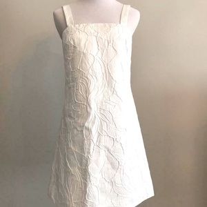 NWT J. CREW Size 12 White Floral Dress